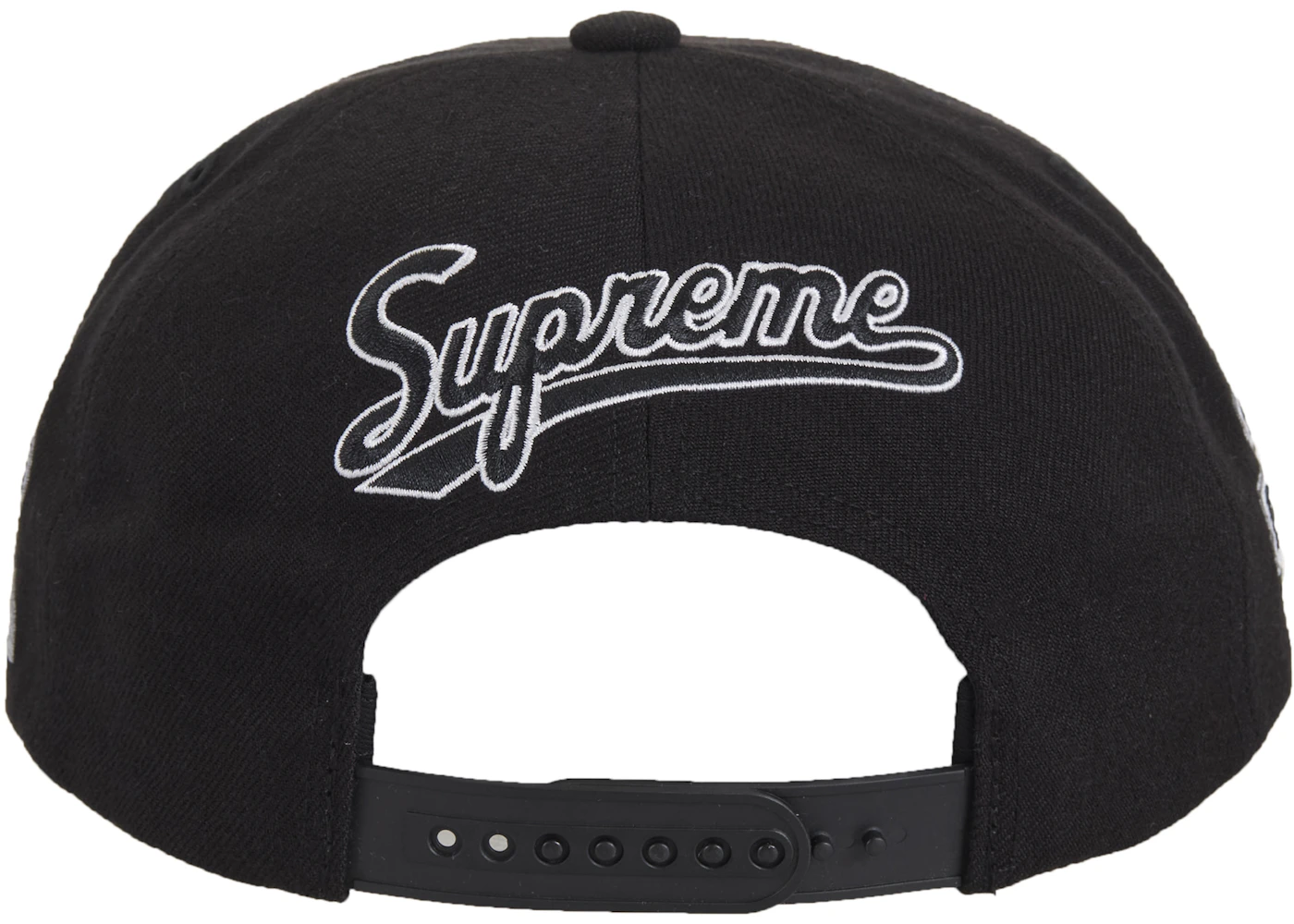 Supreme World Famous S Logo 6-Panel Black