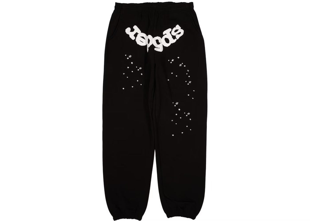 Sp5der OG Web Black Sweatpants
