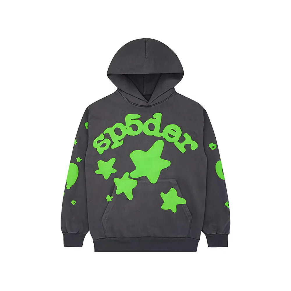Sp5der Slate Beluga Hoodie