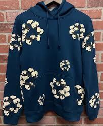 Denim Tears Cactus Wreath Navy Hoodie