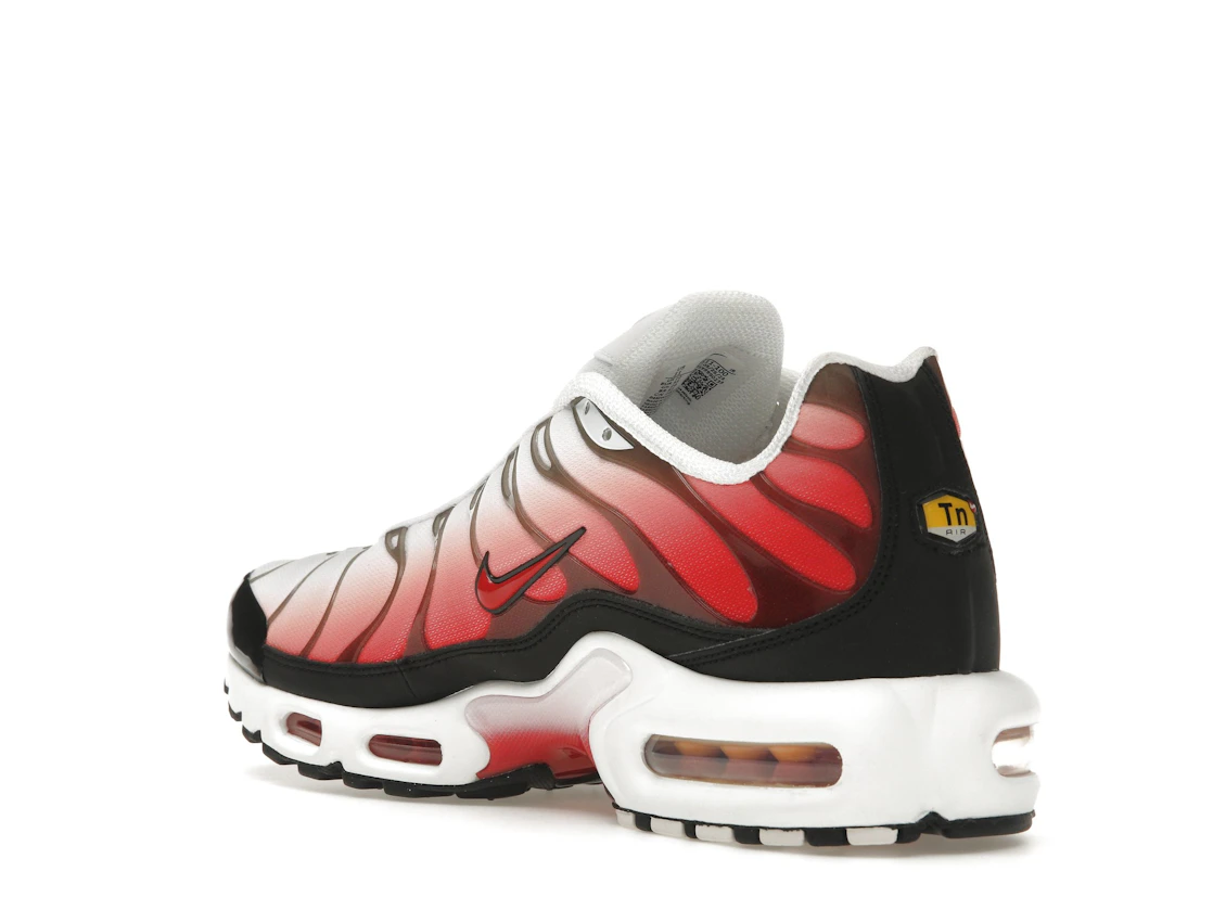 Nike Air Max Plus White Black University Red