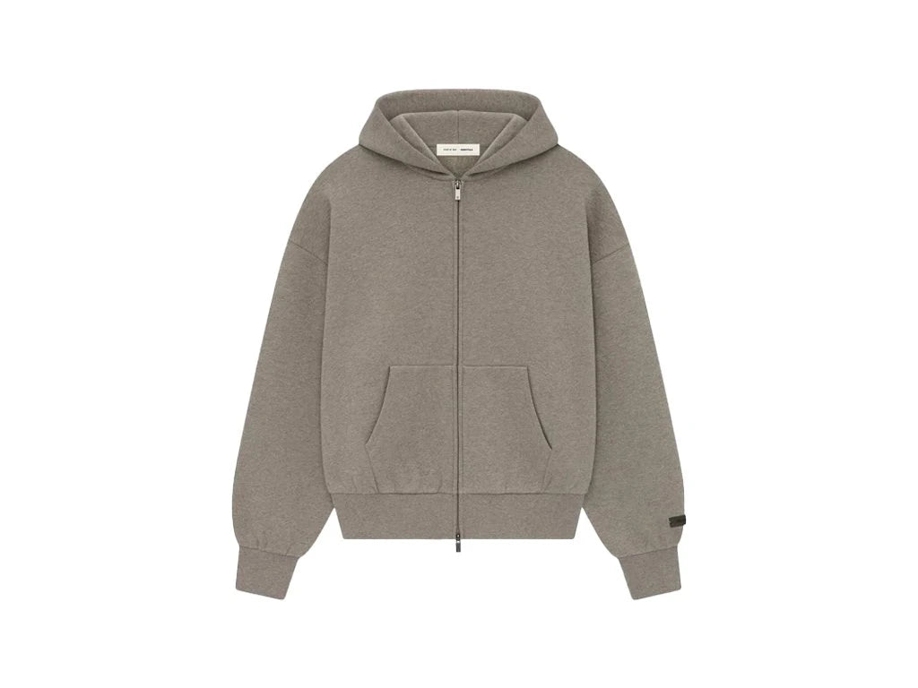 Fear of God Essentials S25 Zip-Up Hoodie Homestead Heather