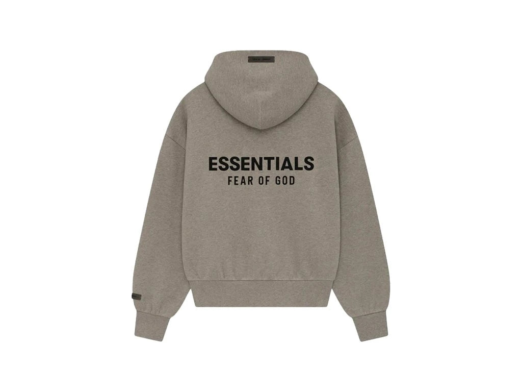 Fear of God Essentials S25 Zip-Up Hoodie Homestead Heather