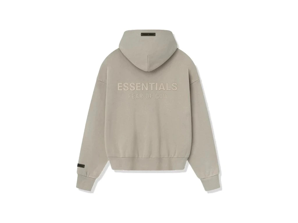 Fear of God Essentials S25 Zip-Up Hoodie Timber