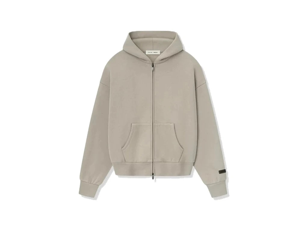 Fear of God Essentials S25 Zip-Up Hoodie Timber