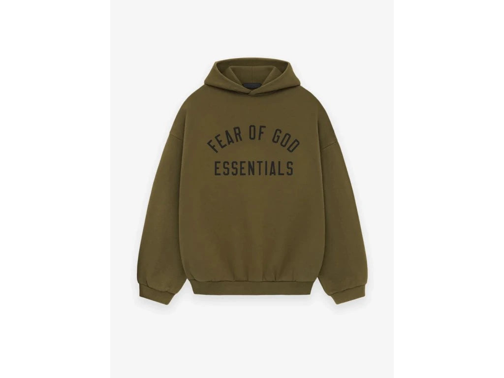 Fear of God Essentials Hoodie FW24 Olive