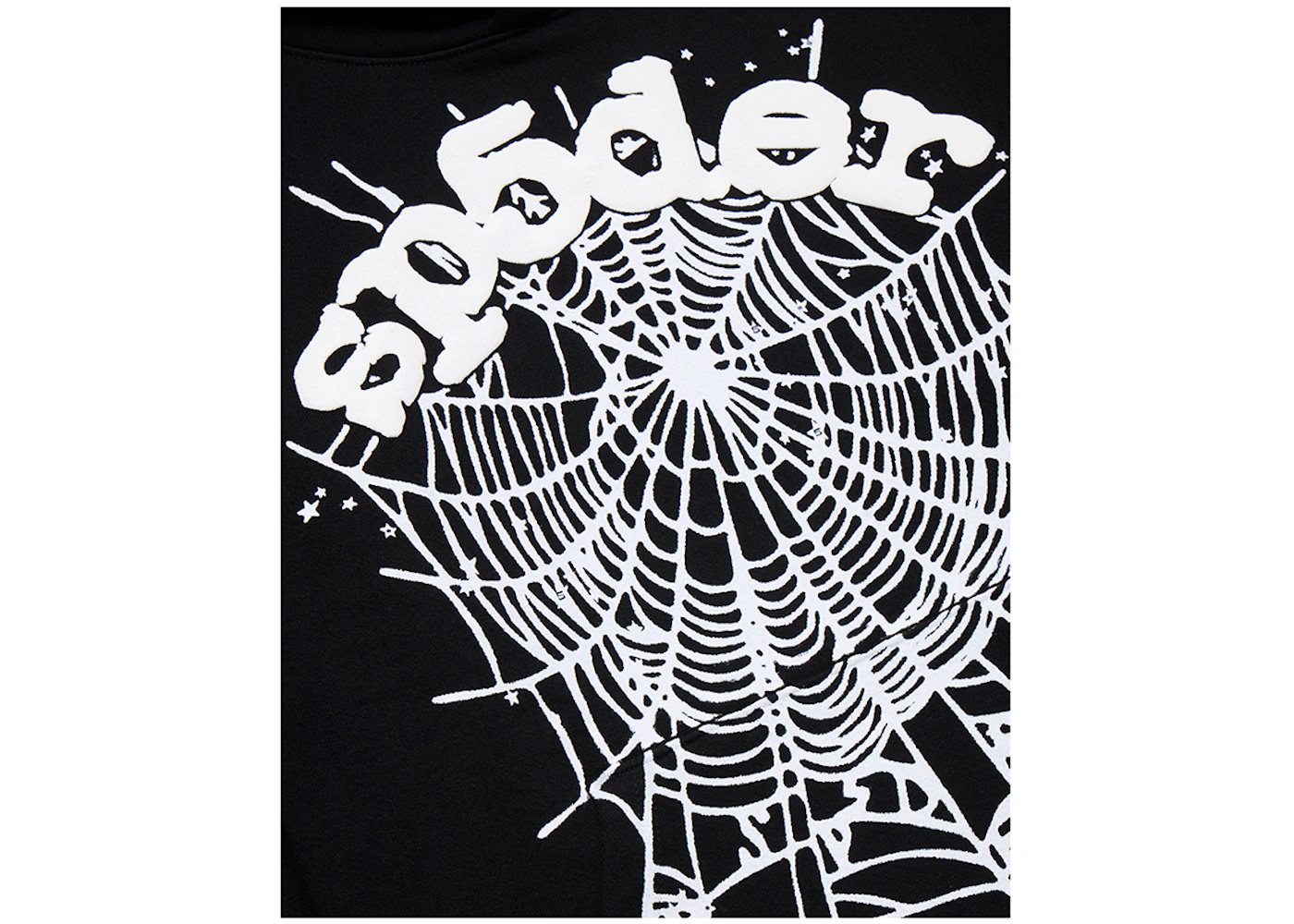 Sp5der OG Web Hoodie Black