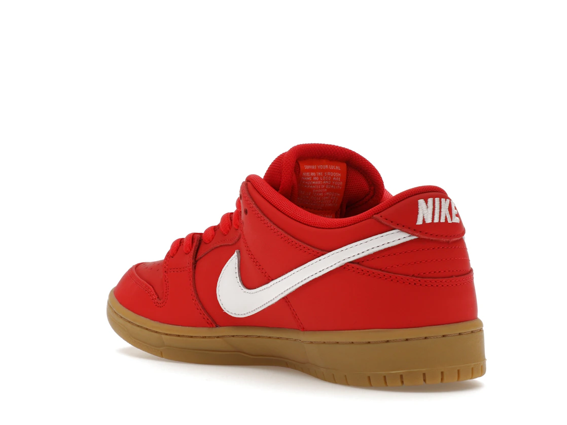 Nike SB Dunk Low University Red Gum