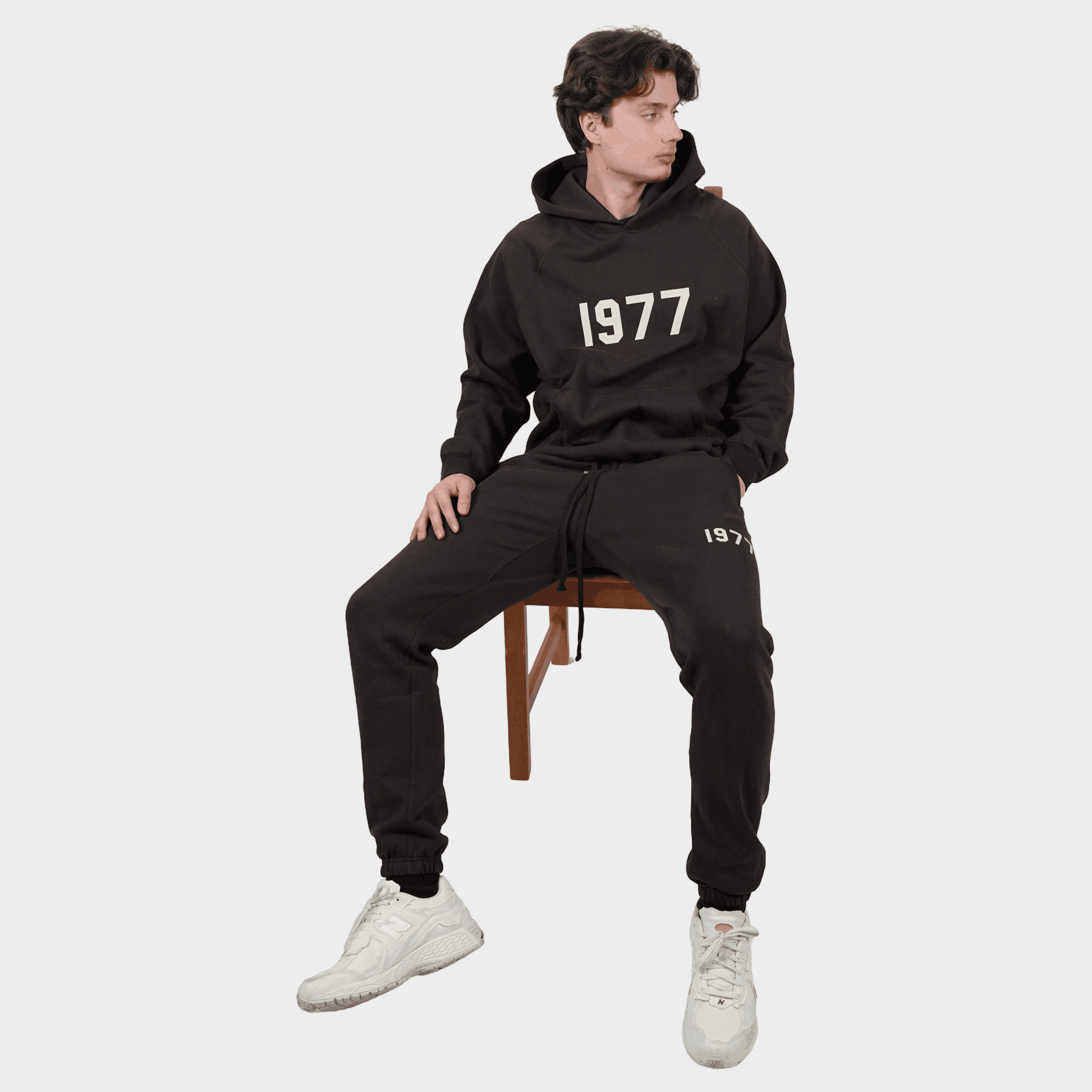Fear of God Essentials 1977 Iron Black - Celý set